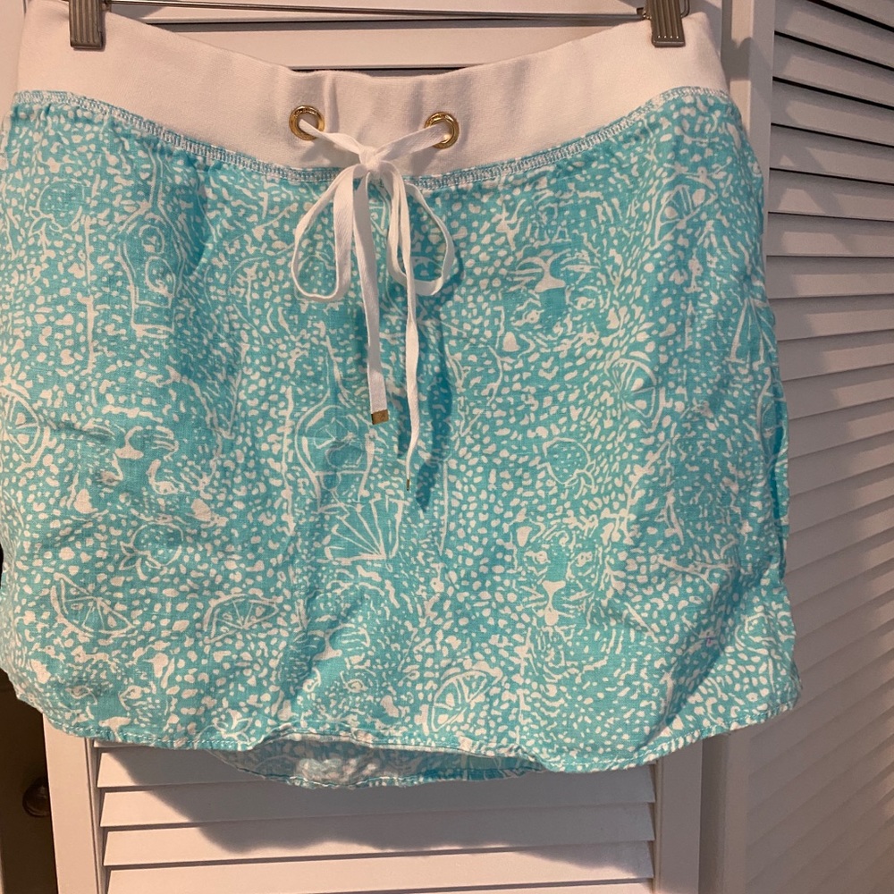 Lilly Pulitzer linen skirt